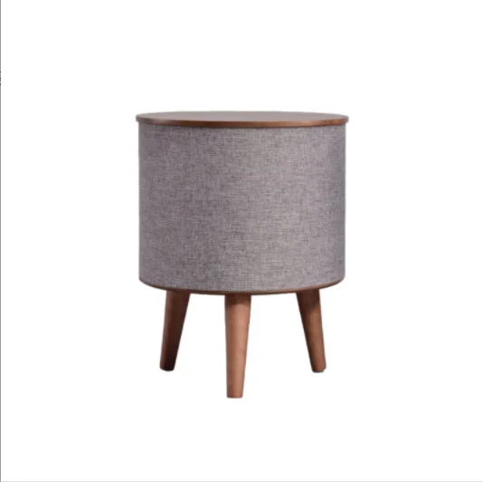 Круглая деревянная умная мебель в скандинавском стиле для гостиной приставной