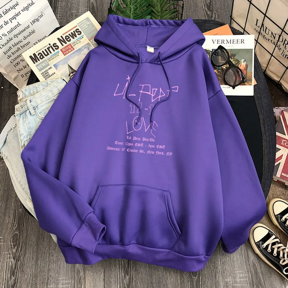 

Creative Design Font 11-1 Love Mens Hoodie Hip Hop Oversize Hoodies Casual Fleece Clothing Autumn Crewneck Streetwear For Male
