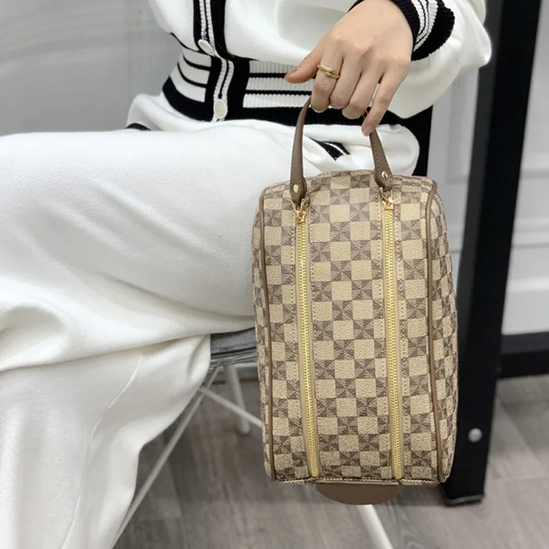 

KUROYABU Classical Large Capacity Make Up Bag Luxury Designer Bag Cosmetic Bag Fashion Printing Bag Bolsas Mujer Toiletry Bag