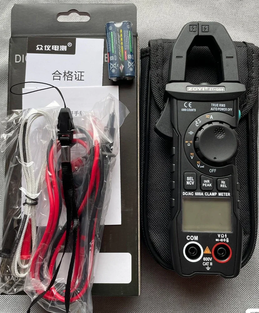 Автоматический диапазон измерения переменного/постоянного тока ZOYI
