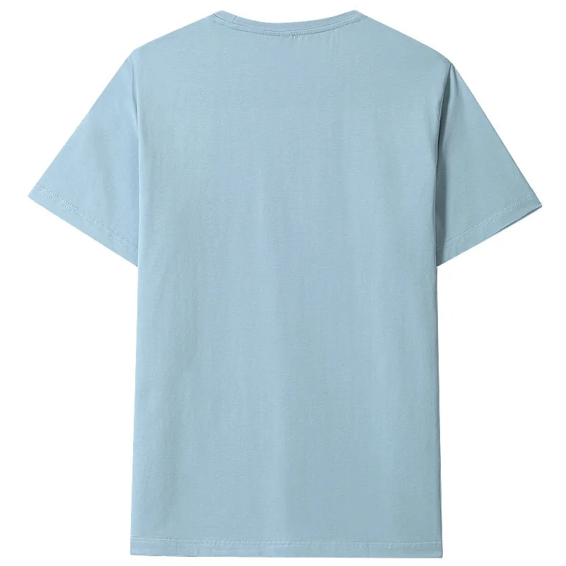 

10980 Size 5XL Tee Shirt Homme Summer Short Sleeve Casual Men's T Shirts Male TShirts Camiseta Tshirt Homme