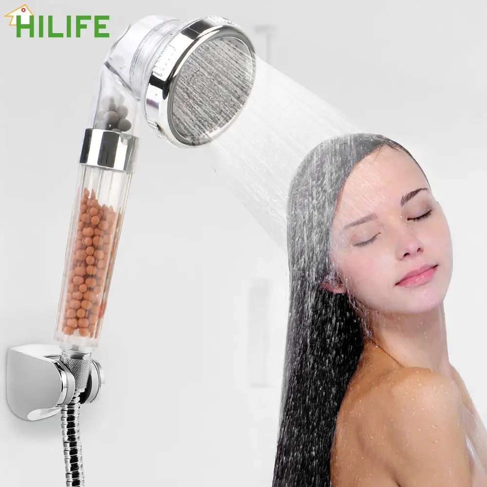 

Adjustable Anion Filter 3 Modes Bath Shower Head Shower SPA Nozzle Jetting Shower Head