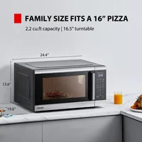 2.2 cu. ft. Countertop Microwave Oven, 1200 Watts, Stainless Steel 5