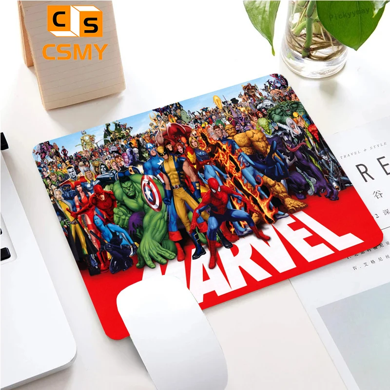 

Small Gamer Mouse Pad Anime Marvell Gaming Laptops Desk Mat Deskmat Pc Accessories Mousepad Mats Mause Keyboard Pads Carpet Cute