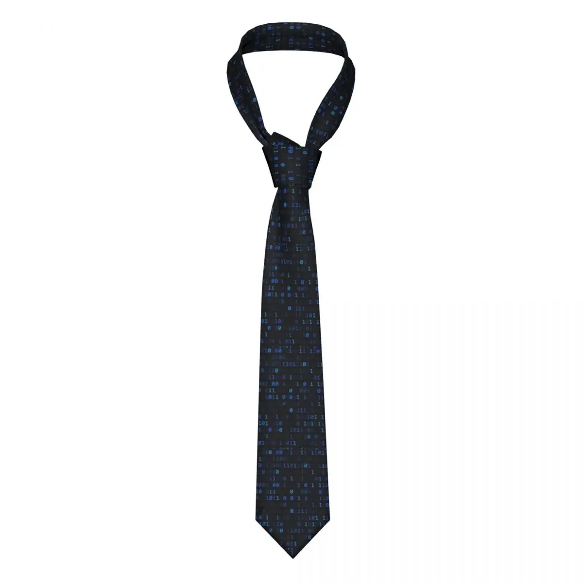 

Binary Code Necktie Unisex Polyester 8 cm Matrix Neo Anderson Neck Tie for Men Casual Narrow Suits Accessories Gravatas Gift