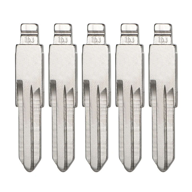

Fit for Renault Megan Dacia Clio Car Remote Key Blade Kit #153 KD VVDI Blank Uncut Flip Car Key Head Replacement Accessories