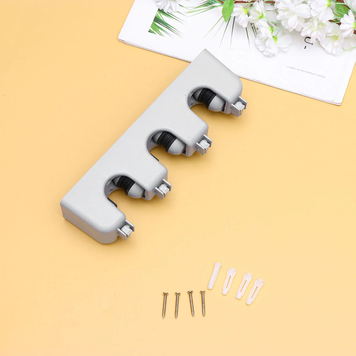 

Mop Broom Organizer Broom Storage Rack Wall Mounted Shelves Storage Wall Mount Broom Holder Mop Storage Plastic Clothes Hangers