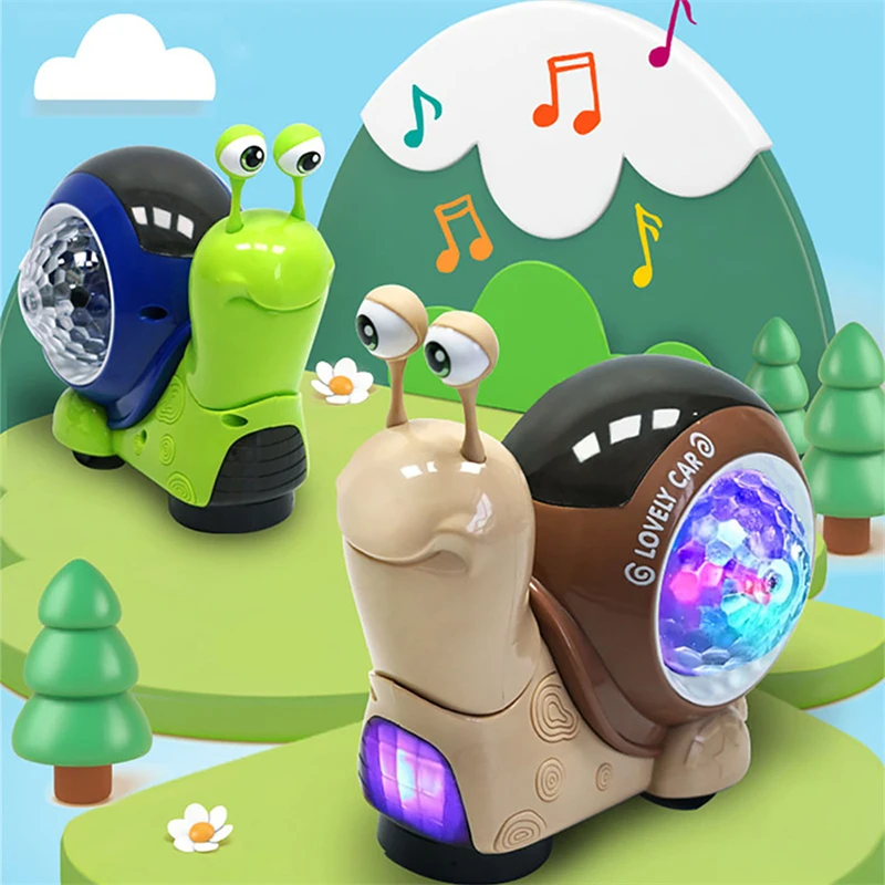 

Игрушка для ползания, детский электрический питомец с музыкой, светодиодный проектор, музыкальная игрушка, интерактивный чувствительный краб, ползание, ходьба, движущаяся детская игрушка