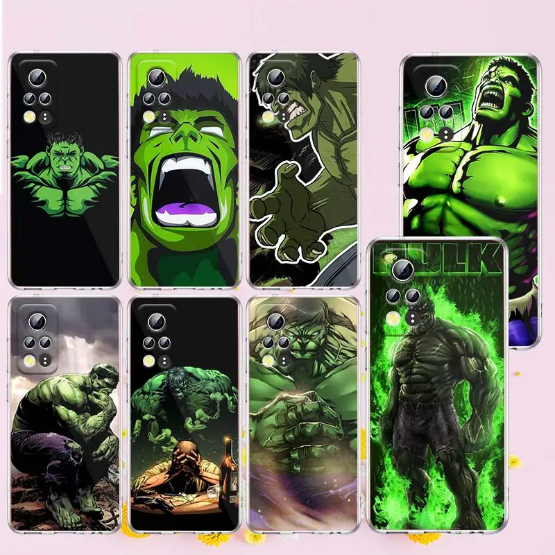 

Marvel Super Hero Hulk For Honor 30S 30 20S 20E 20 9S 9 9X 8X 8A 8C 8 7C 7A Pro Max Lite Pro RU Transparent TPU Phone Case
