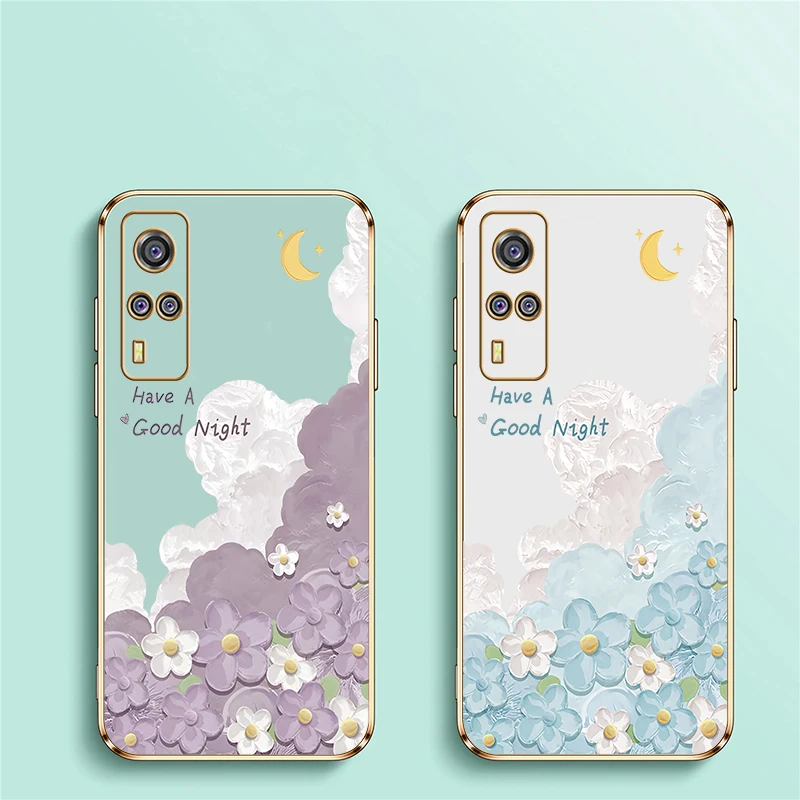 Чехол для телефона Vivo Y30 Y30i Y30G Y31 Y33 Y33S Y33T Y35 Y36 Y50 Y51A Y53S Y55 Y66 Y67 Y70 2020 Силиконовый чехол