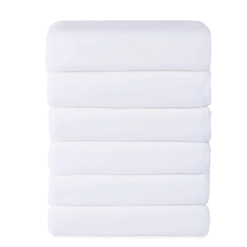 

Bath Towel Set(6 Pack,27" x 55") Absorbent,Fast Drying Microfiber Towels for Bath,White