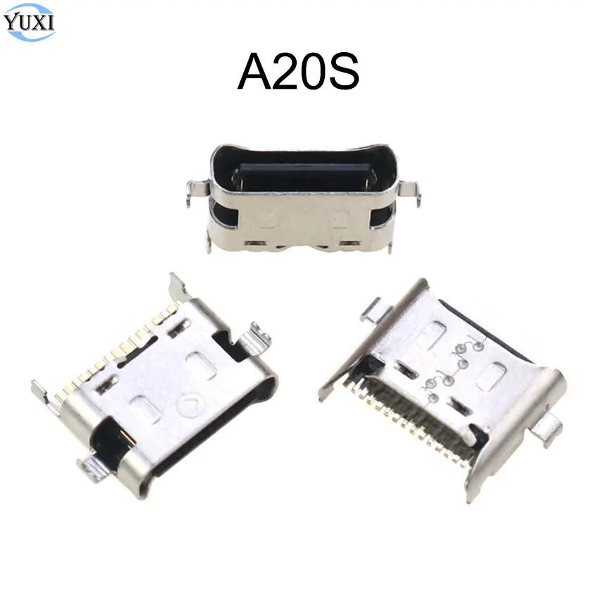 YuXi 1x для Samsung Galaxy A21, A215, A215U, A215F, A20S, A207, 207F, A2070, USB Тип C, зарядный порт, док-разъем, штепсельная вилка, зарядное устройство, соединитель