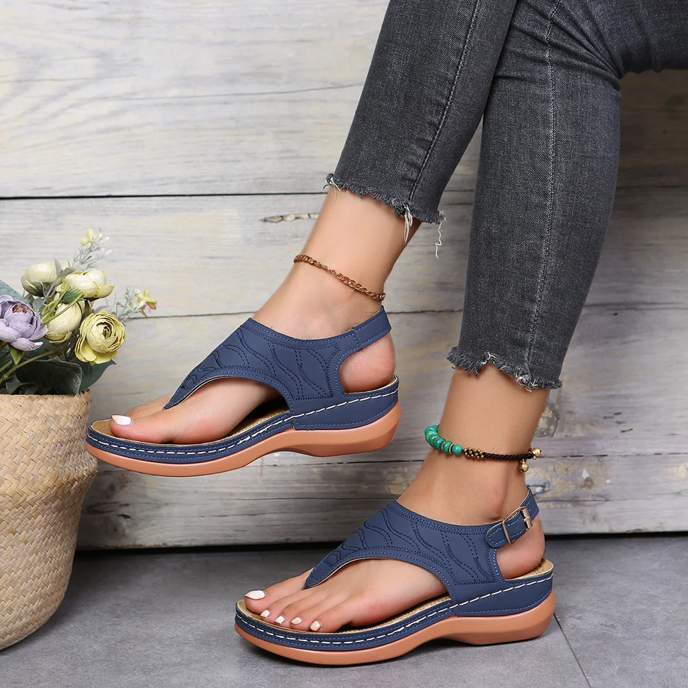 

Women's Summer Sandal Durable Artificial Leather Comfortable Rubber Sole