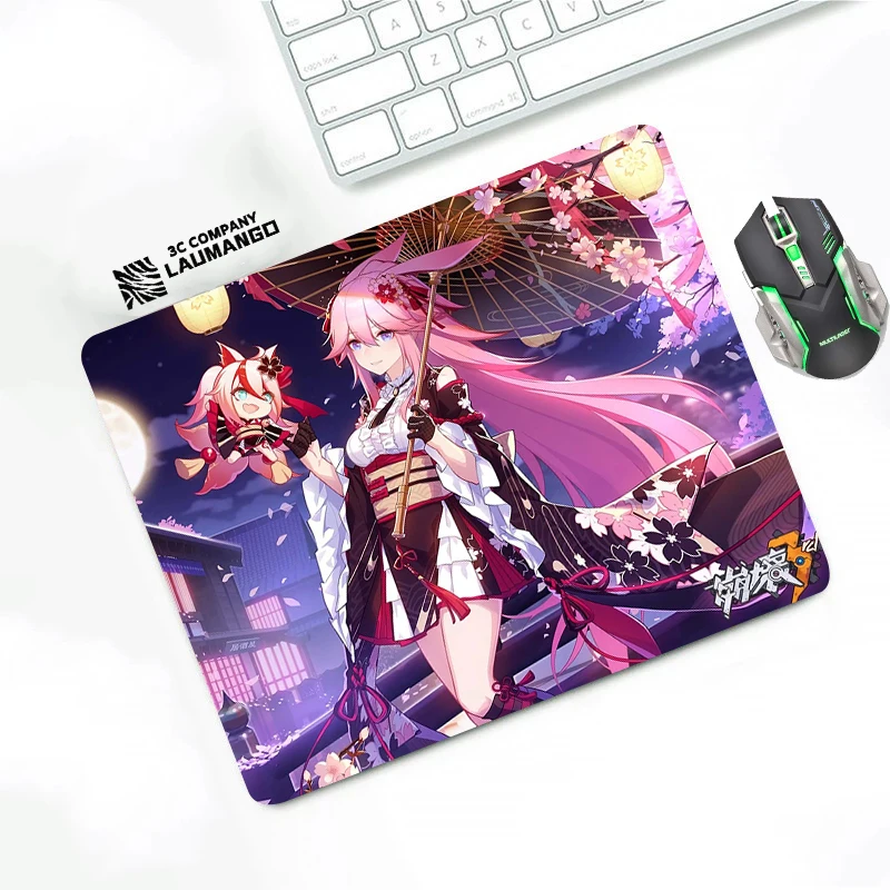 

Коврик для мыши, ПК, игровой компьютер, резиновый коврик, Honkai Impact 3rd, клавиатура, протектор для рабочего стола, геймерские Мультяшные коврики,...