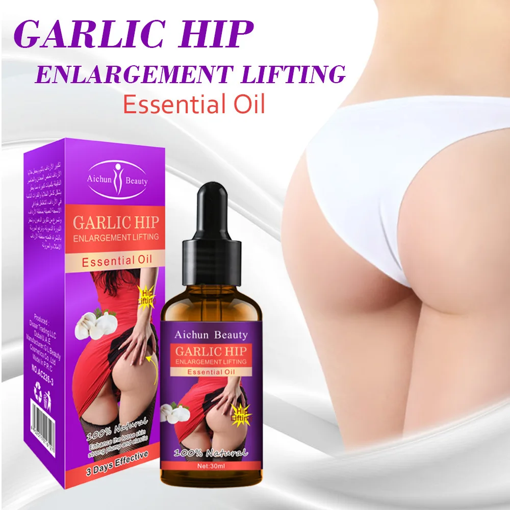 

New Garlic Rich Buttocks Essence Oil Effective Hip Lift Up Butt Lift Bigger Buttock Serum Buttocks Enlargement Body Care 30ML