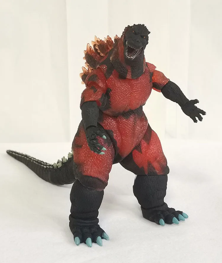 Фото NECA Film Version Red Lotus Godzilla 1995 Monster Doll SHM Monster Series PVC Action Figure New Year's Christmas Gifts 18cm №3