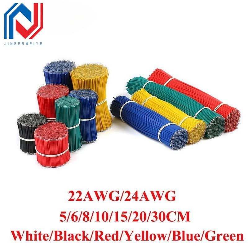 

Кабели-перемычки медные 22AWG 24AWG 5-30см