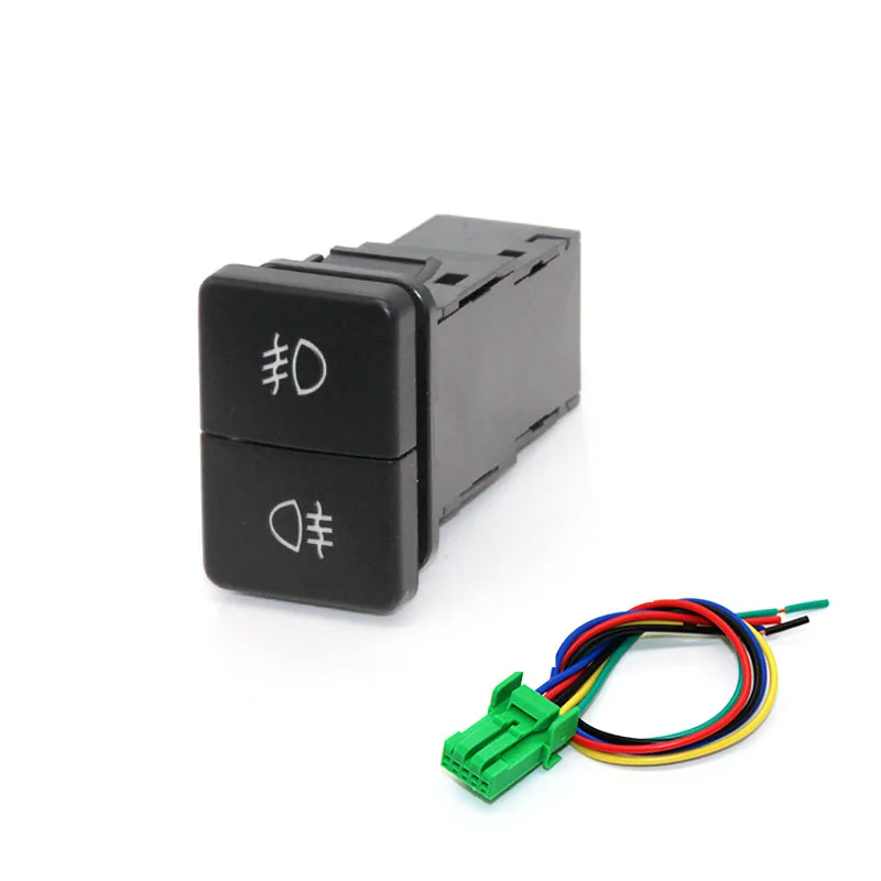 

Автомобильный двойной переключатель с двойным переключателем, противотуманные фары, радар, светодиодные прожекторы, кнопка переключения блокировки дифференциала для Suzuki Jimny 2019-2021