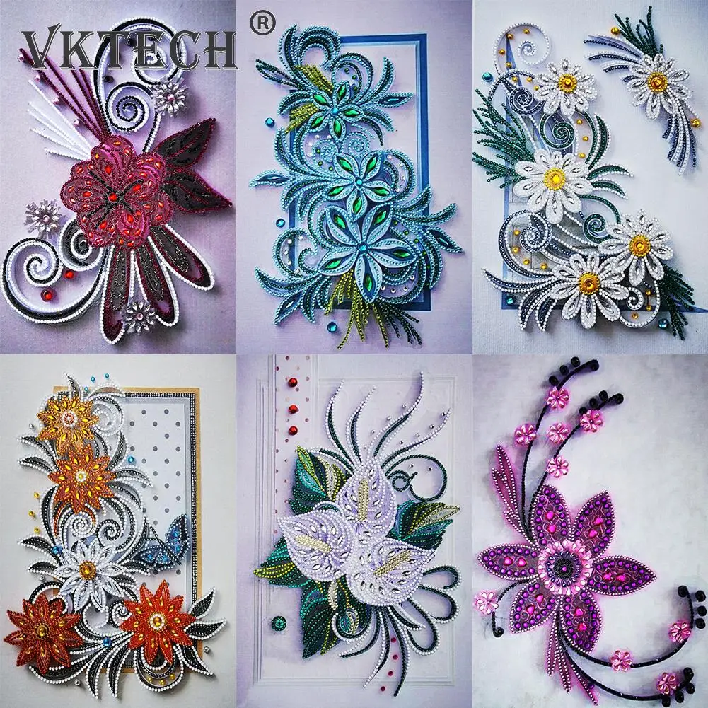 

5D DIY Special-Shaped Diamond Flowers and Plants Series 30x40 CM Home Decoration Home Decoration Gift Crafts Hanging Painting