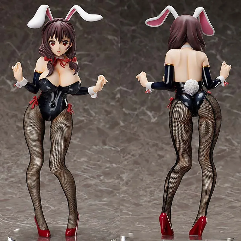 

Аниме фигурки в стиле B Yunyun/Dark Bunny Girl, 37 см, каносуба, благословение Бога в этом прекрасном мире! Экшн-Фигурки игрушки