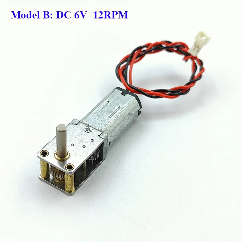 Фото Миниатюрный мотор-редуктор N30, полностью металлический, 1 шт., DC 3V-6V, низкоскоростной, с высоким крутящим моментом, для DIY-роботов №5