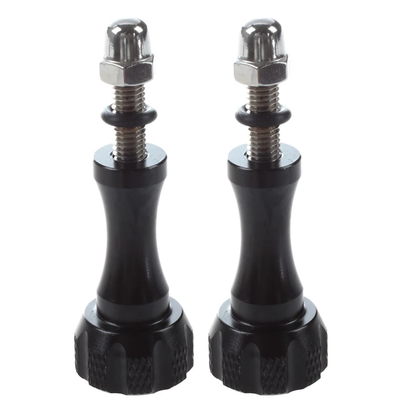 

6X Aluminium Alloy Knob Thumb Screw Mount Accessories, For Gopro Hero 5 4 3 Sjcam Sj4000 Sj5000 SJ6 M10 H9 H3 C30, Black