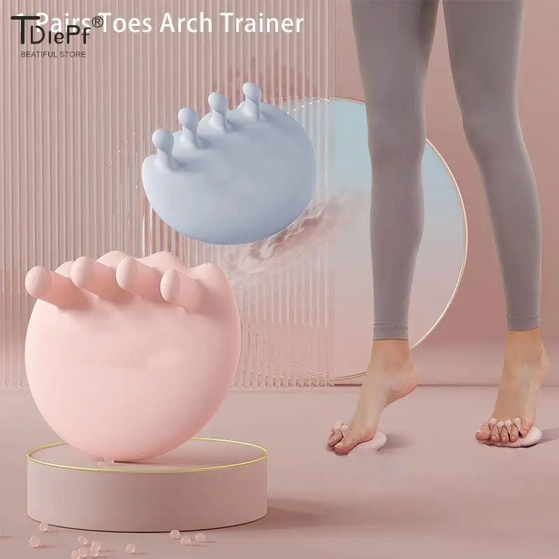 

1Pairs Yoga Fitness Toes Arch Trainer Thumb Valgus Corrector Thin Legs Buttocks Improve Leg Shape Lose Weight Tools Arch Trainer