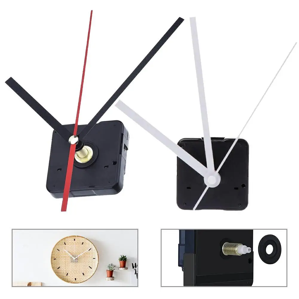 

Silent Wall Quartz Clock Long Metal Needles Mute Mechanism Wall Clock Repaired Parts Movement Mechanism Hands Clock