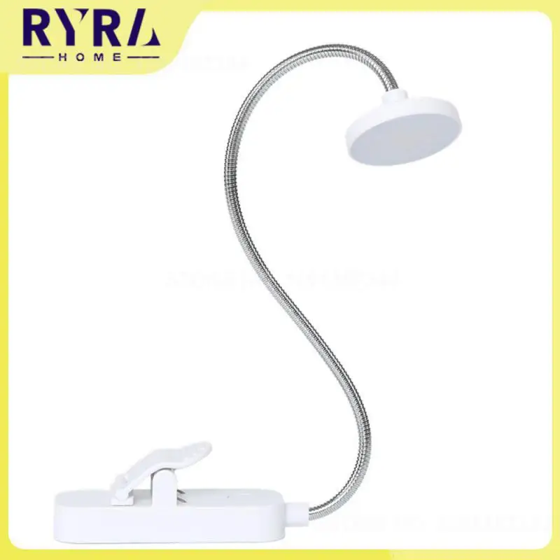 

Led Reading Lamp Flexible Neck Adjustable Ow-power Consumption 12led Circular Hose Book Clip Light There Are No Hotspots Safe