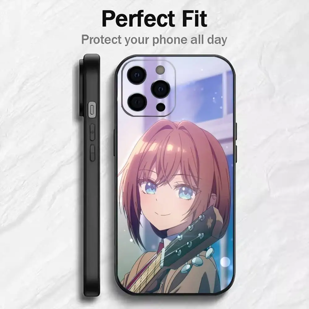 Фото Чехол для телефона H-Hoshimi Himakawa Anime M-Mayonaka Heart Tune для iPhone 17, 16, 15, 14, 13, 12 Plus, Max, мягкий силиконовый, черный №5