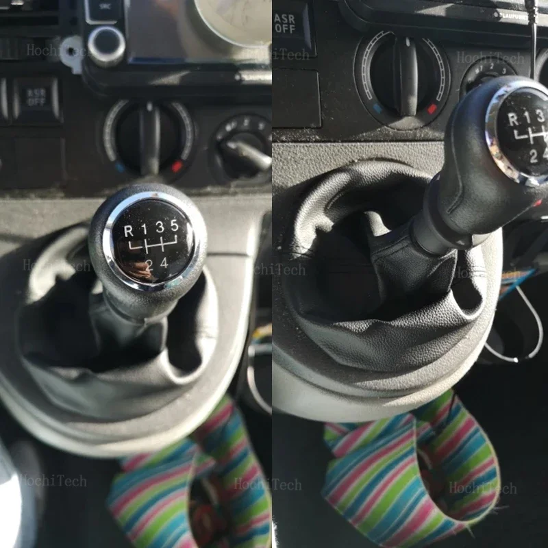 Кожаный Рычаг переключения передач подходит для Volkswagen VW Transporter T5 T5.1 Gp 2003-2011 T6 Car 5 6