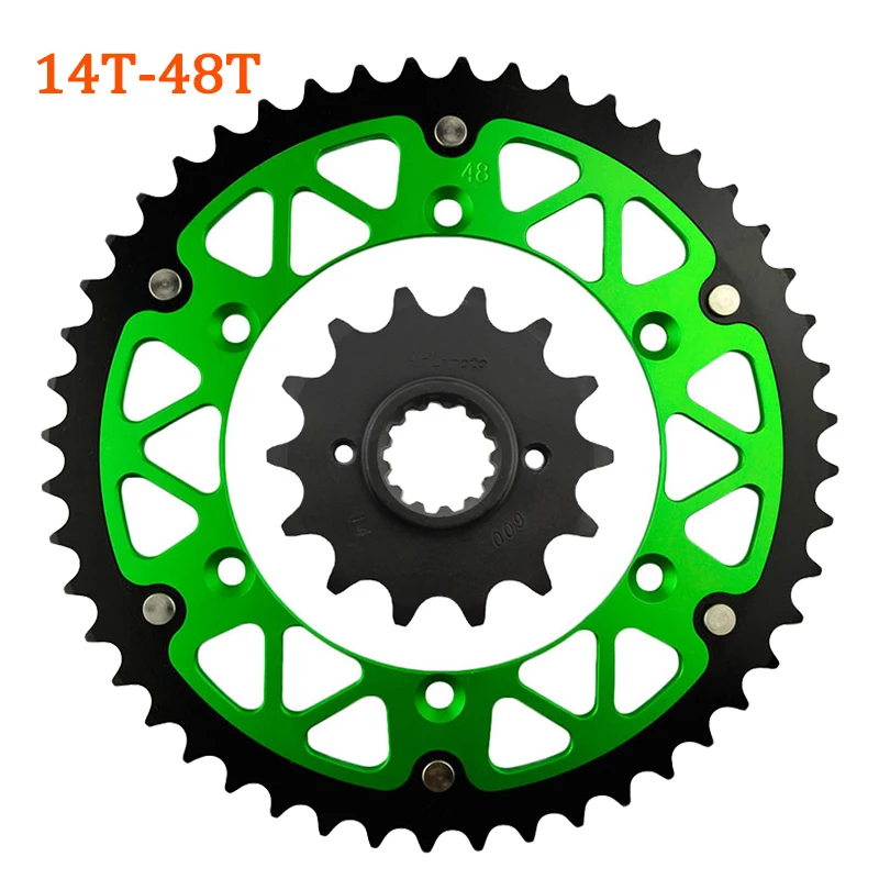 Мотоцикл Road Passion 520 45T-52T 14T передняя задняя звездочка для KAWASAKI KLX 250 SDF SEF KLX250S KLX250 S