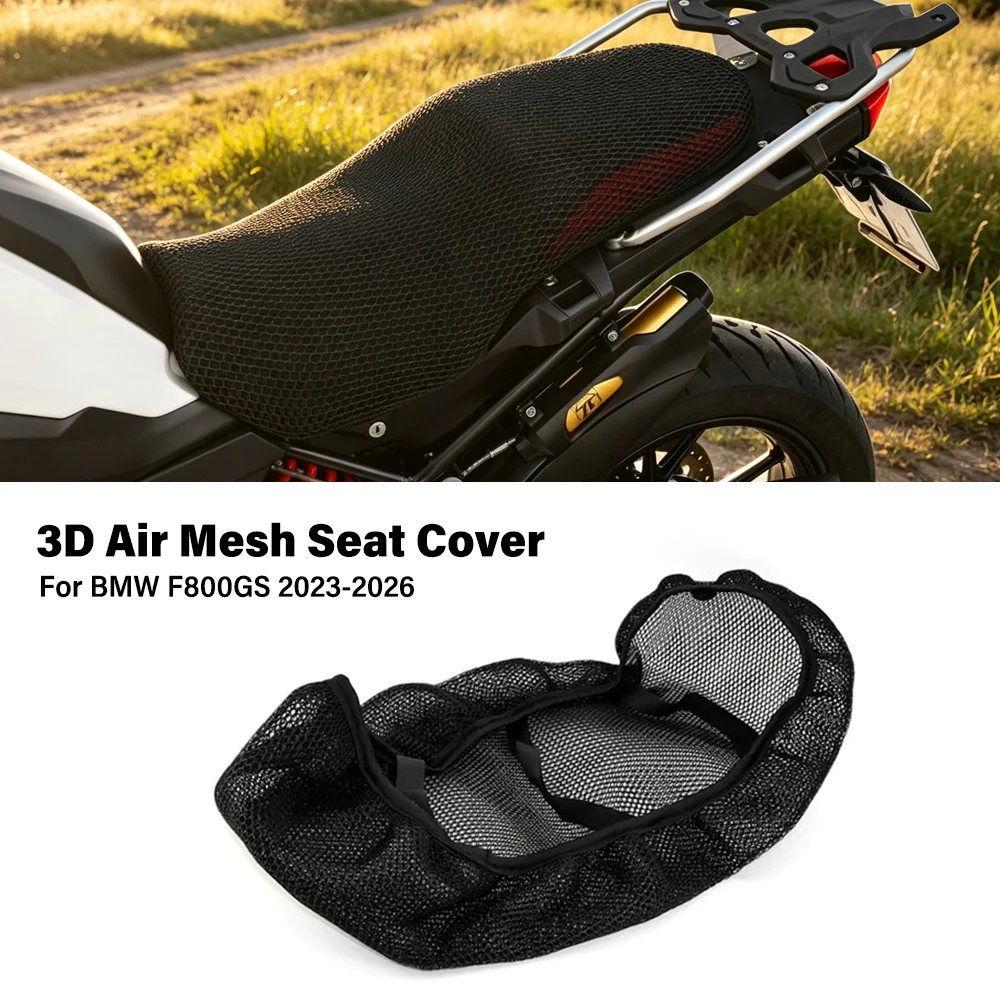 Фото Для BMW F750GS F850GS ADV 3D сетчатый чехол на сиденье, дышащая подушка сотовой структуры, аксессуары для мотоциклов F 750 850 GS №1