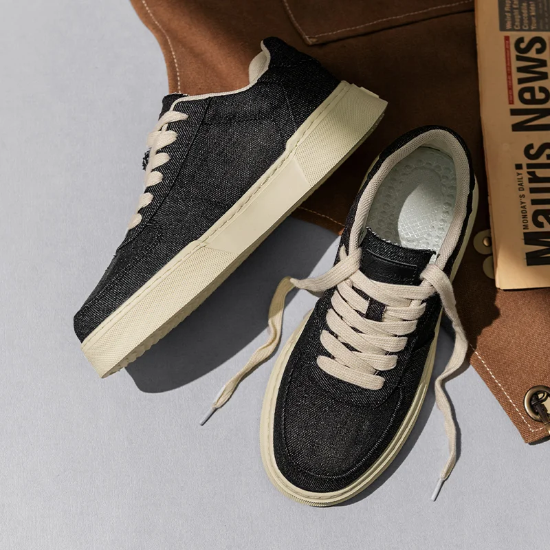 Мужские кроссовки на платформе простой дизайн скейтборд универсальная