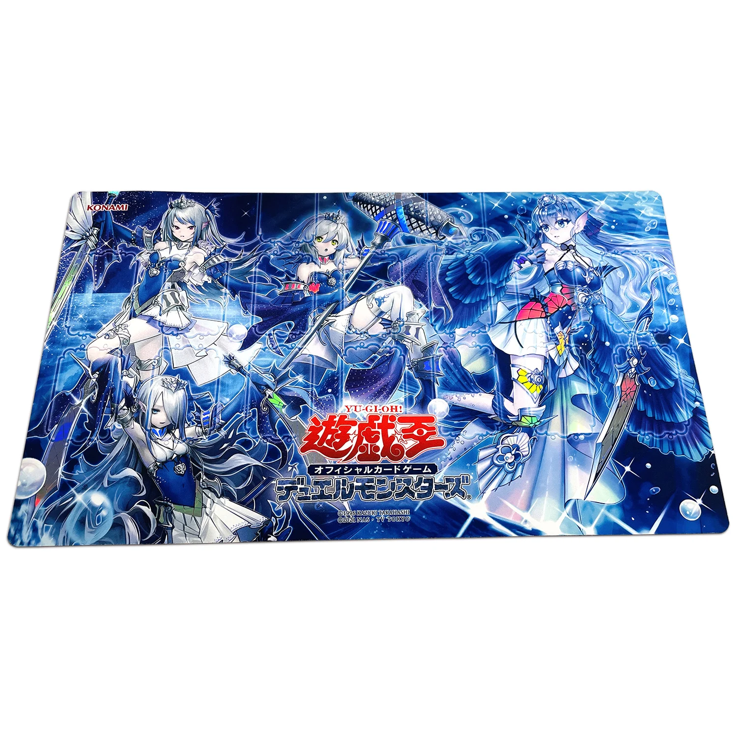 

Голографический Блестящий игровой коврик с краями, 2 мм