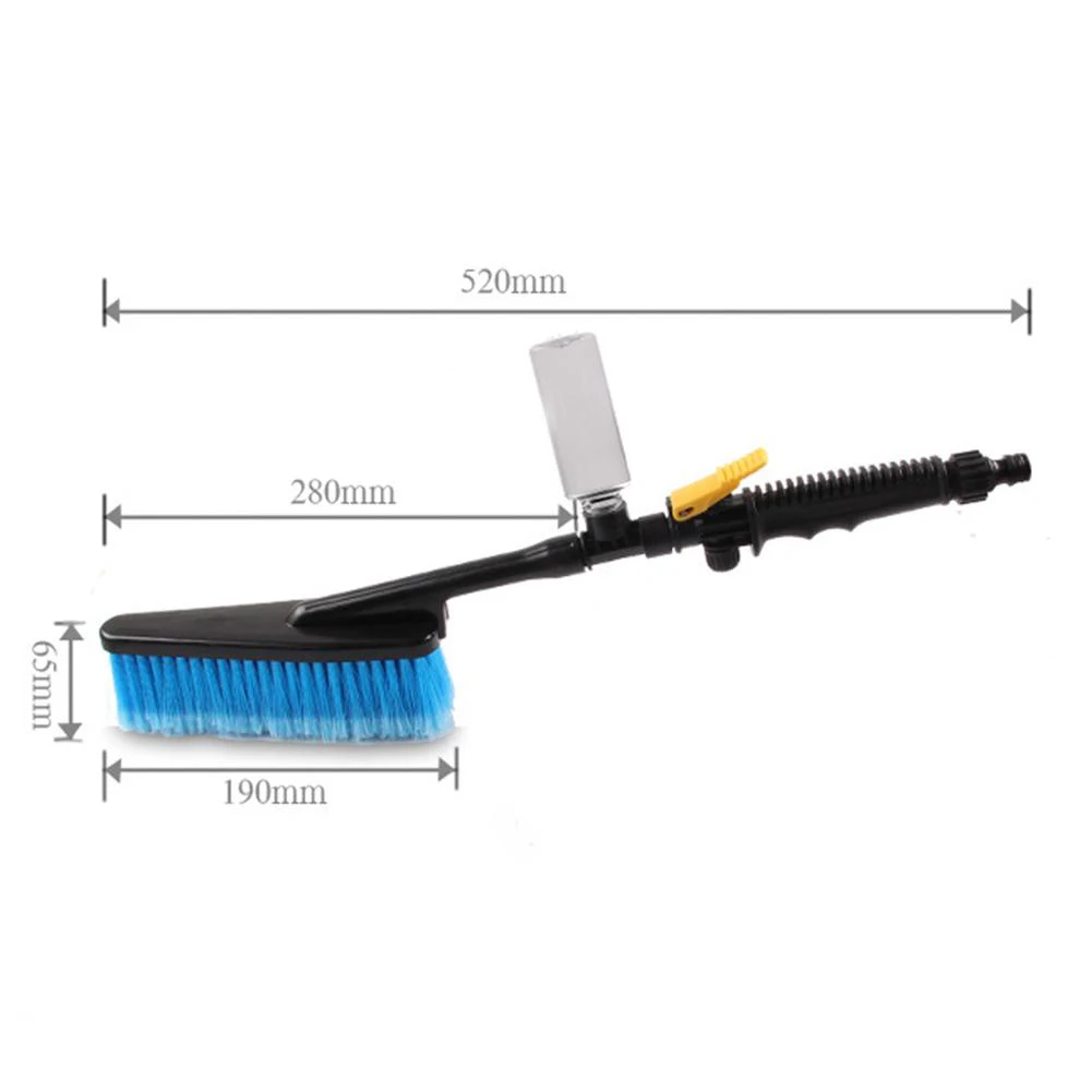 

Cleaning Brush Car Wash Brush Foam Bottle Long Handle Water Flow Switch
