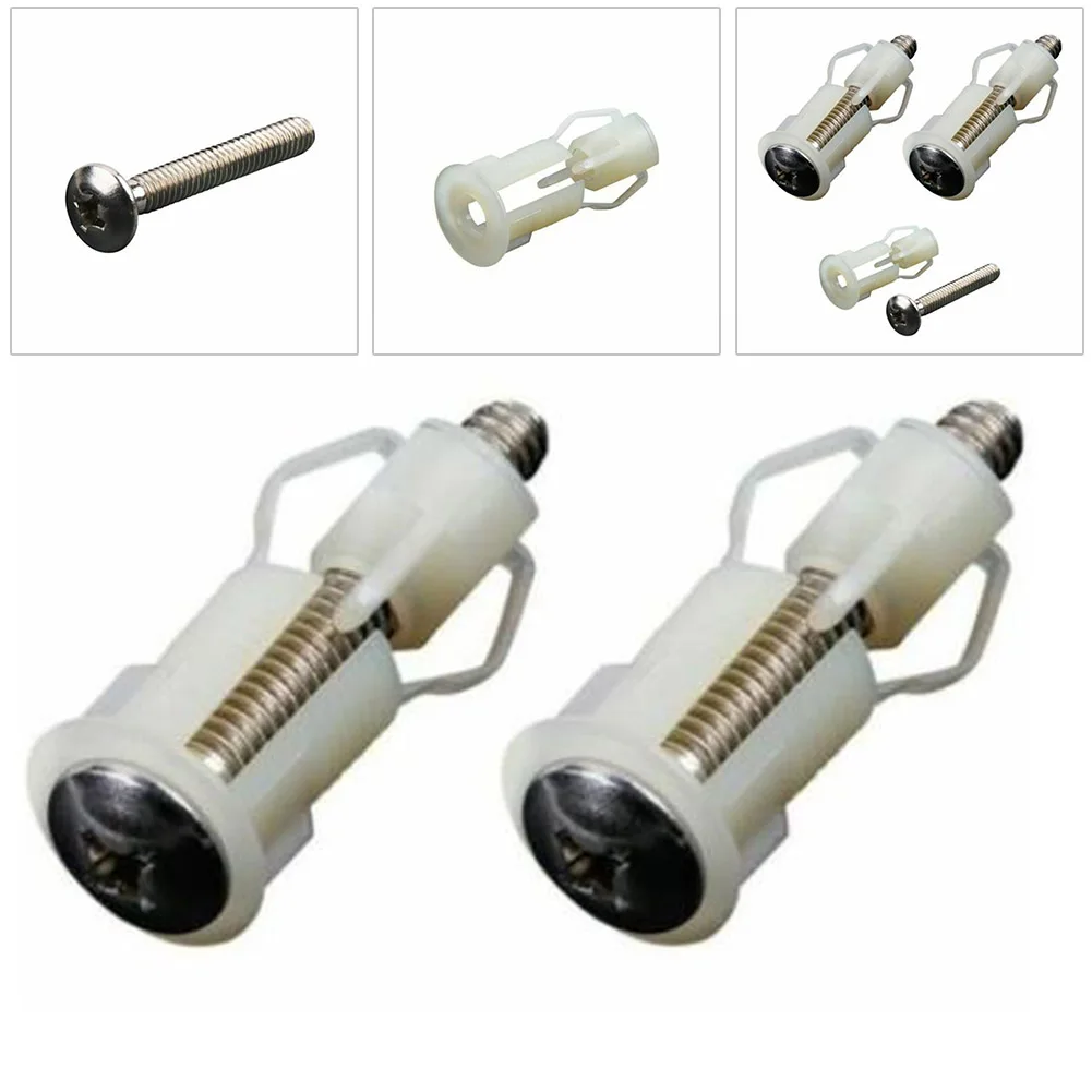 

Brand New High Quality Durable Toilet Toilet Seat Screws WC Seat Screw Kit Top Fix WC Blind Hole Lid Pan Fixing