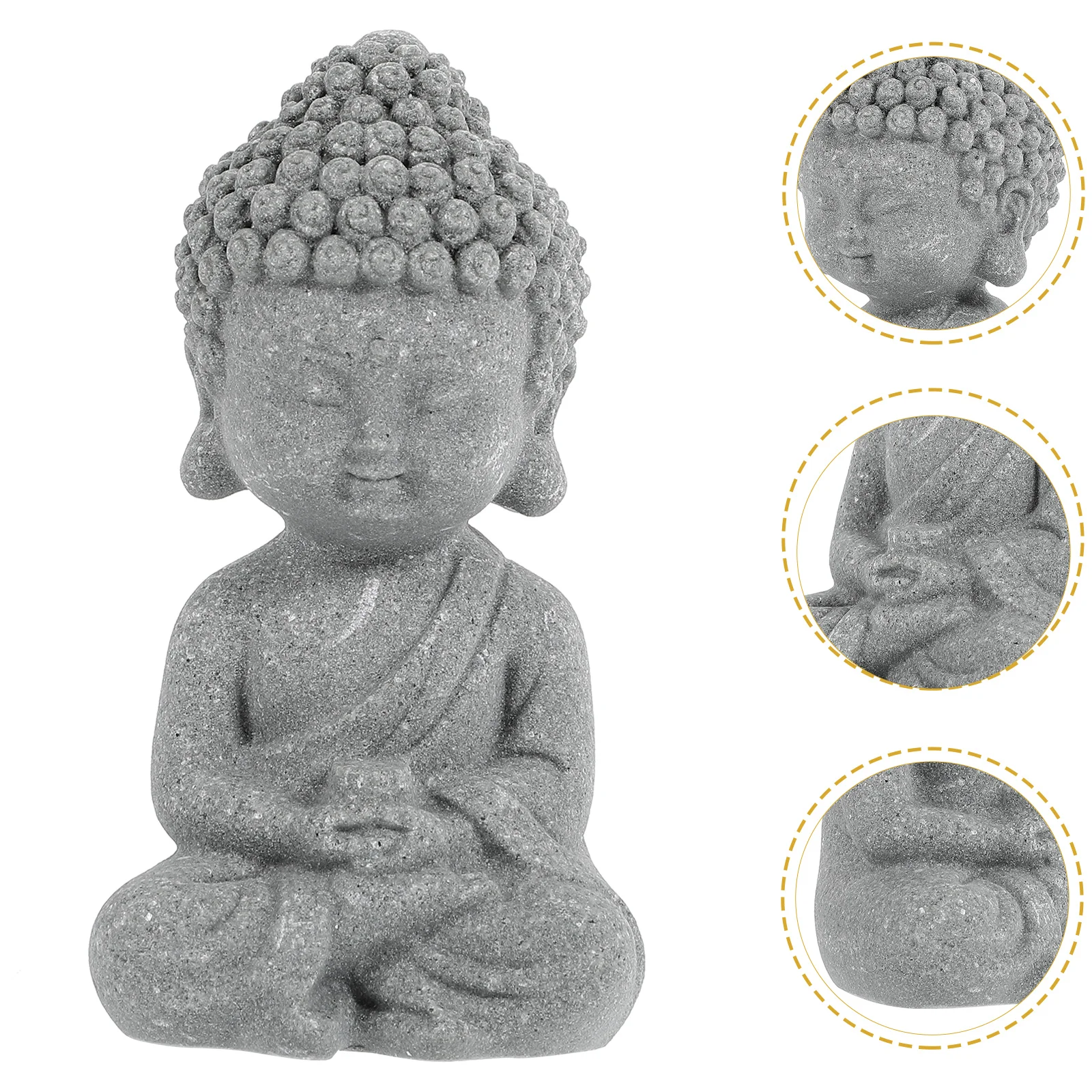 Чайный орнамент для домашнего животного маленькая статуя Будды мини-аквариум