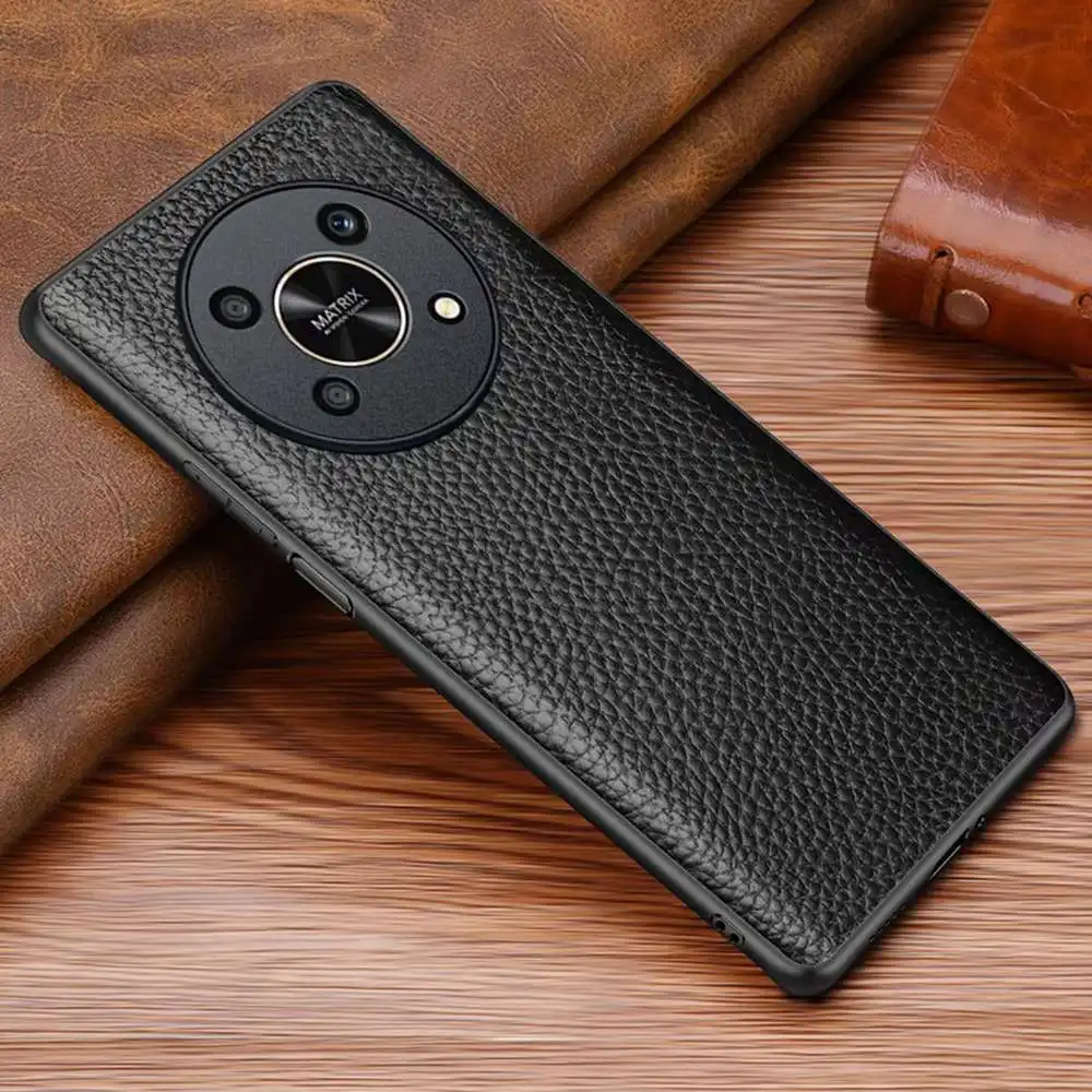 

Чехол из натуральной кожи для Huawei Honor Magic 4 Lite, противоударный Роскошный чехол для Magic4 Lite, чехол с полным покрытием 360 градусов