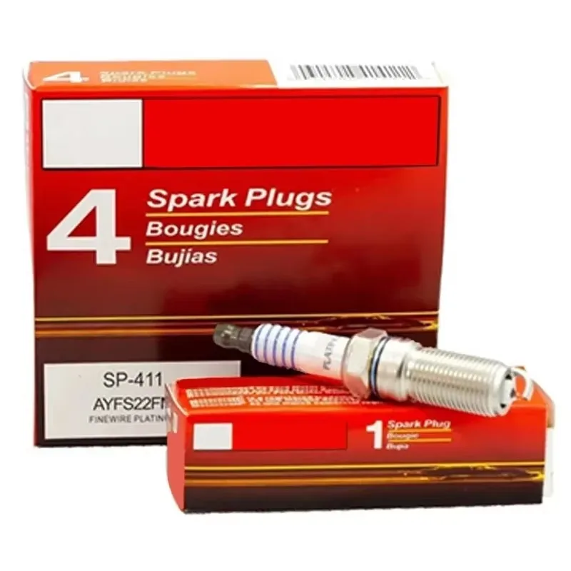 4 шт. AYFS22FM SP-411 платиновая свеча зажигания для MAZDA FORD FOUCS C-MAX FIESTA EDGE LINCOLN MKX CADILLAC CTS MERCURY