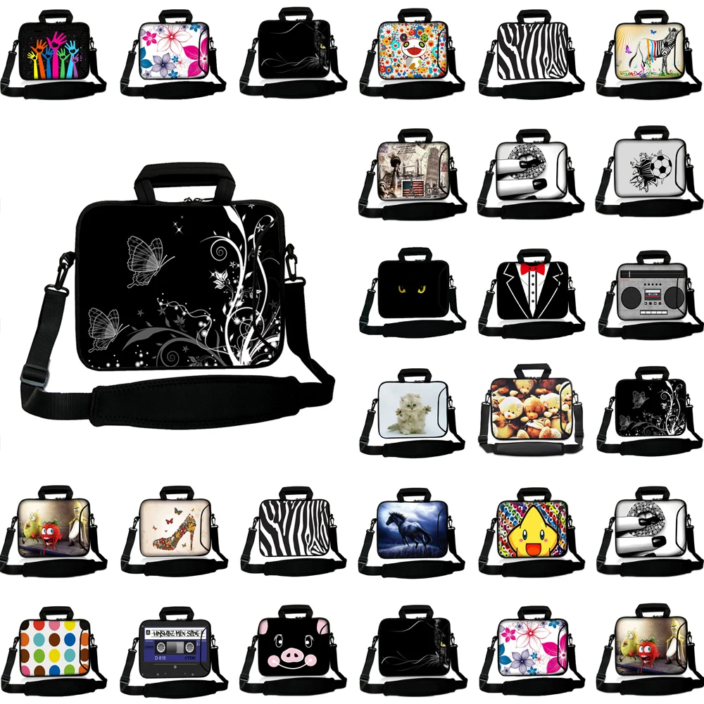 Неопреновый портфель для ноутбука Macbook M2 Air 15 3 Pro 16 14 2 сумка с плечевым ремнем 15/16/17