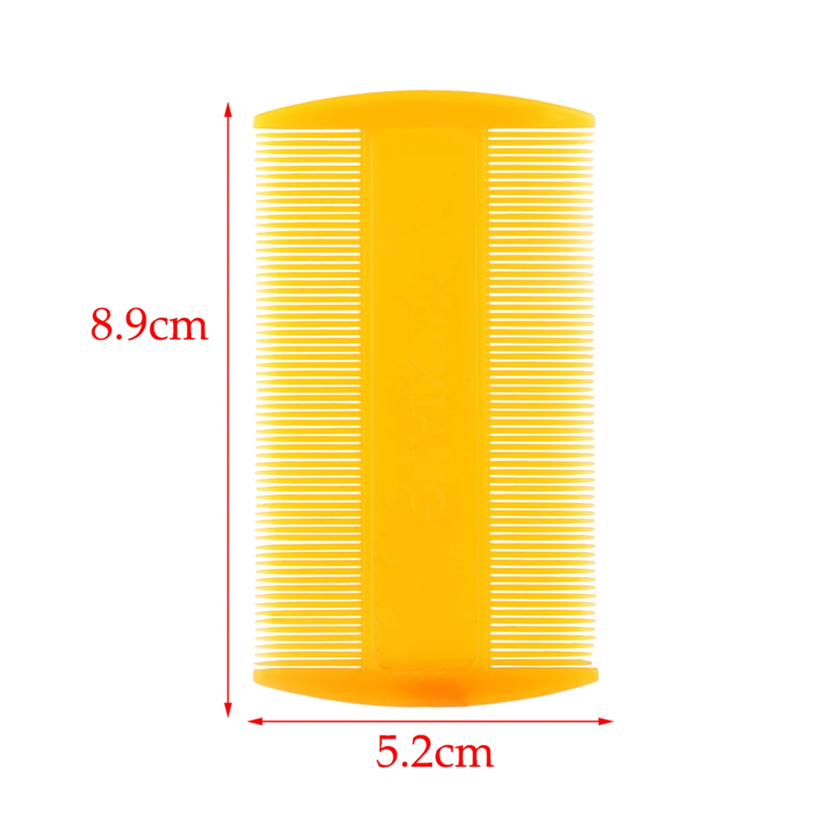 Двусторонняя расческа с головкой переносная узкими тонкими зубьями расчески для