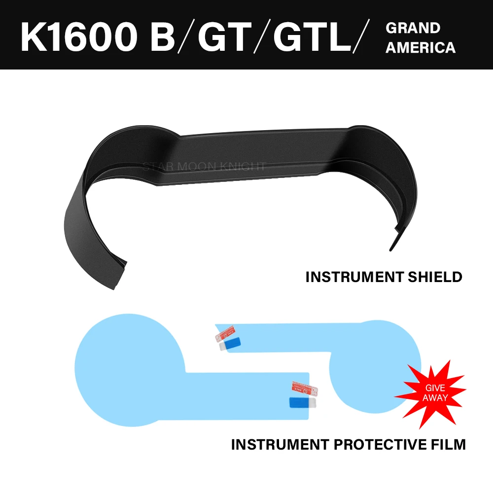 

Для BMW R1250RT R1200RT K1600B K1600 Grand America K1600GT K1600GTL мотоциклетный инструмент шляпа солнцезащитный козырек метр крышка защита