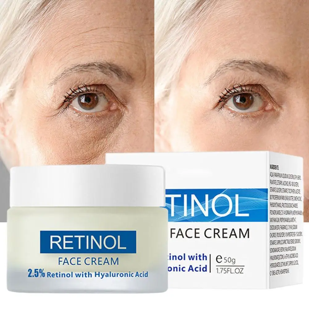 

Anti-Wrinkle Anti-aging Firming Serum Hyaluronic Acid Vitamin A Retinol Face Cream For Women Lighten Wrinkles Dark Spots Whiten