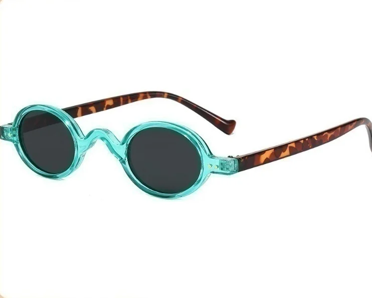 

New personalized fashion sunglasses steampunk retro small round frame sunglasses rivet funny glasses