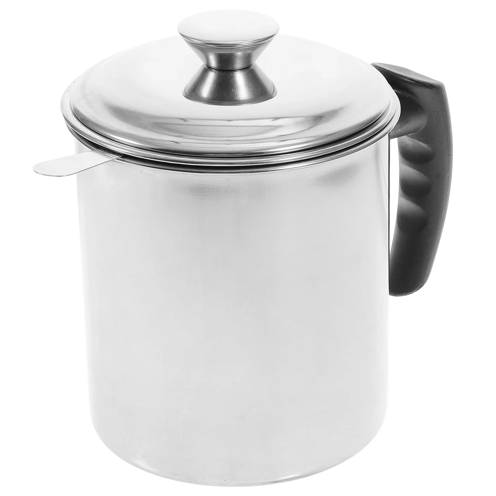 

Metal Brackets Oil Keeper Strainer Mister Steel Container Lid Leakage Proof Frying Storage Tank Can