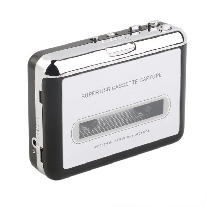 Enlarge Cassette Player Cassette To MP3 Converter Capture Audio Music Player Convert Tape Cassette on Tape To PC Laptop Via USB