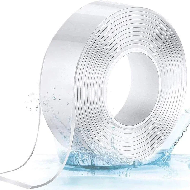 

Decor Tapestry Wall Tapes Double-sided Nano Transparent 3/5m Adhesive Tape Silicone Posters For Traceless Self-adhesive Thicker