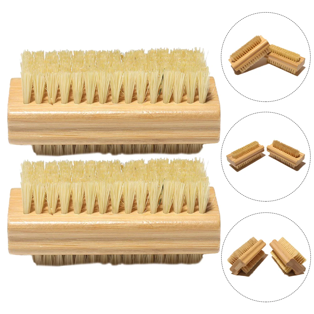 

Brush Nail Fingernailresistant Multi Scrub Sisal Cleaner Store Scrubber Cleaning Wear Use Daily Home Sided Double Function