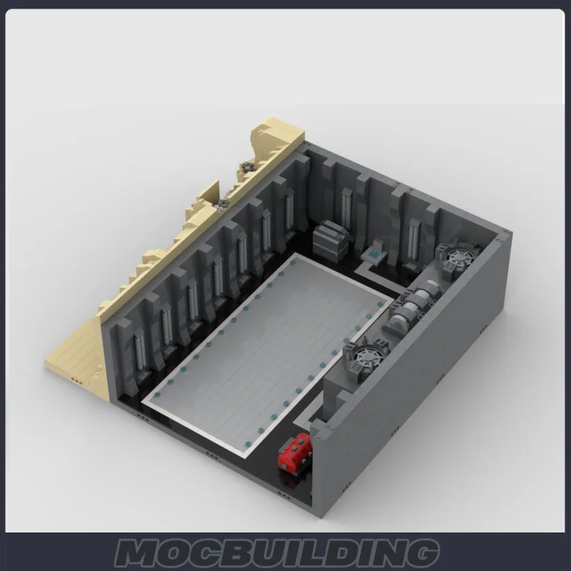 UCS MOC космический фильм секретная база строительные блоки военная защита подвал